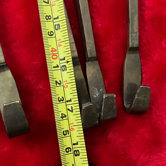 Vintage Set of 4 Copper Hanging Cooking Utensils - Picture 15 of 16